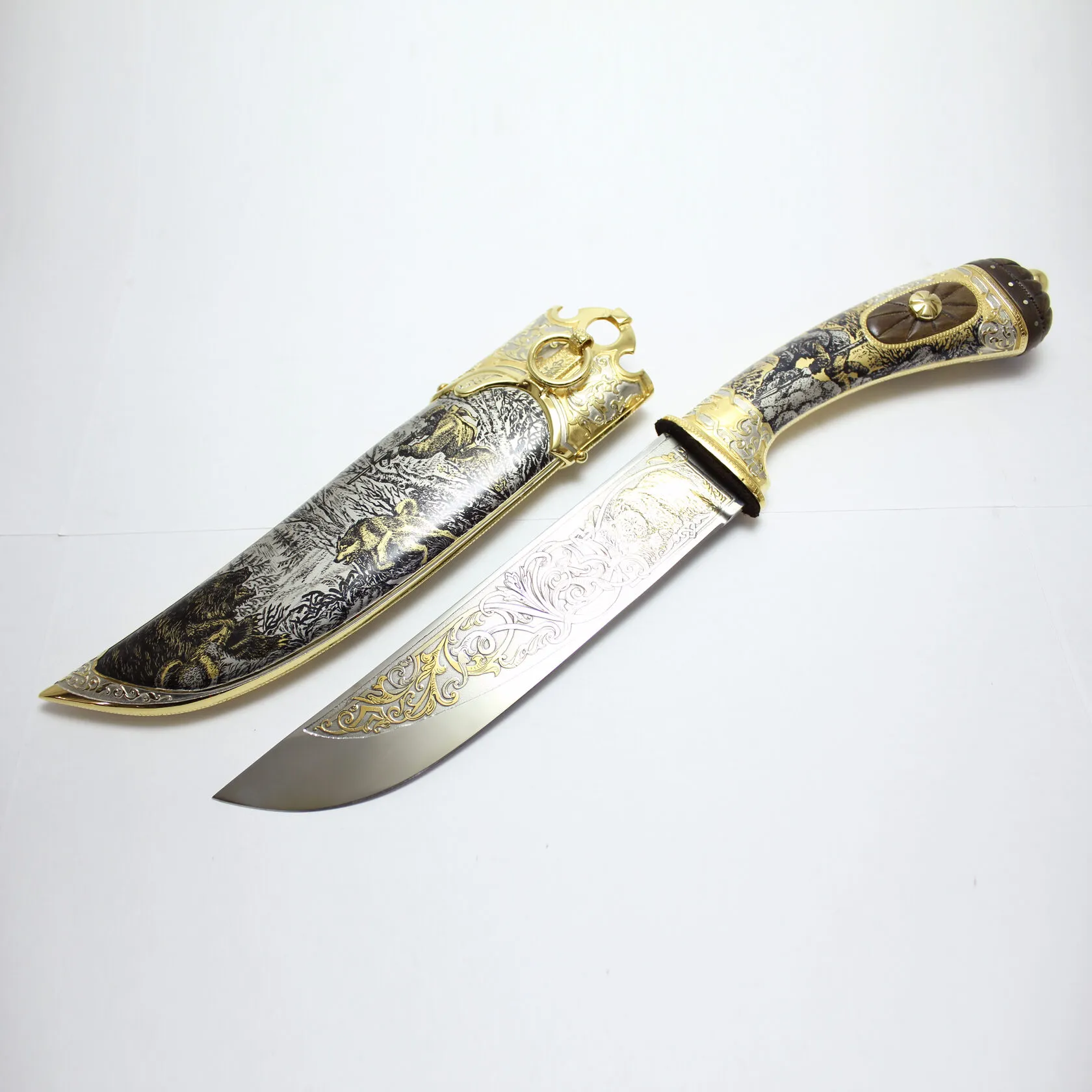 Нож резной "Медведь"